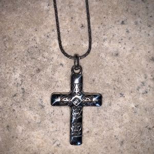 Brighton Reversible cross necklace
